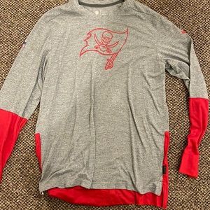Nike Tampa Bay Buccaneers On Field Performance LS Shirt EUC Size L